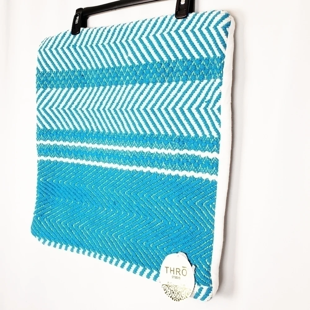 Thro boho stripe decorative accent pillowcase NWT